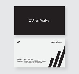 Business Card Illustrator Template | Premium Business Card Design Template