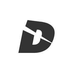 Modern Letter D Logo Design | Stylish Alphabet D Vector Branding
