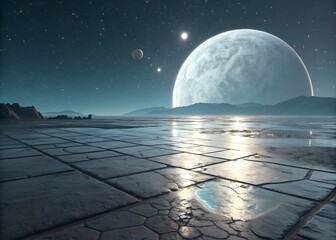 minimal alien flatlands polished stone texture