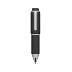 Black fountain pen icon for writing and signature