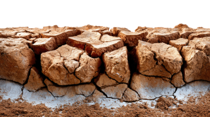 Cracked Earth Texture: An arid landscape reveals a parched and fractured earth texture. The ground's cracks and crevices tell a story of aridity and drought.