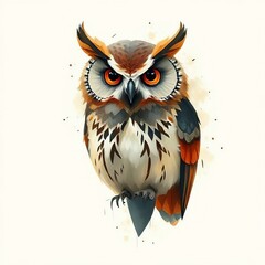Owl art bird