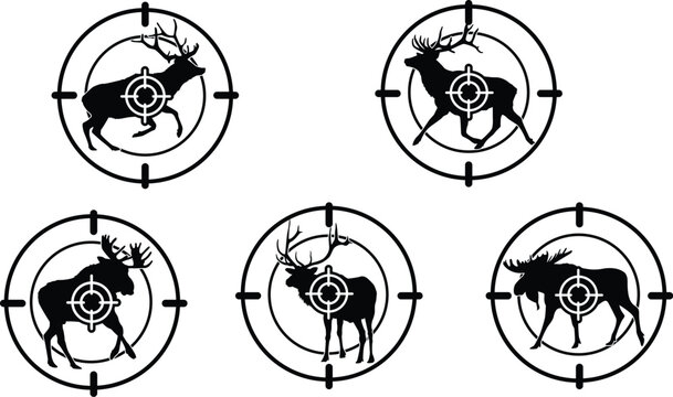 Deer Target Shooting Silhouette