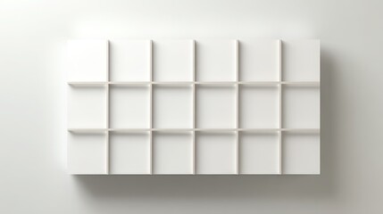 Minimalist Grid Design: A study in architectural elegance and simplicity. A stark, clean grid pattern creates a captivating focal point within the frame.