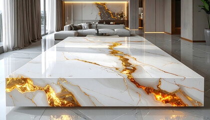 Large Format Statuario Gold Seamless