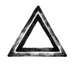 Abstract grayscale triangle graphic (1)