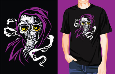 Silent death t-shirt design