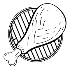 Delicious BBQ Ribs—Grilled Barbecue Pork with Sauce, Juicy Meat and Smoky Flavor