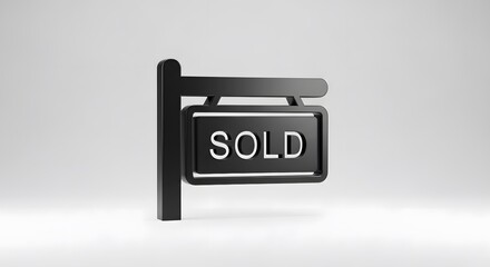 Sold Signage: A Simple Yet Powerful Symbol of Real Estate Transactions.