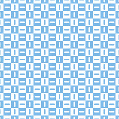 Blue and white geometric background seamless pattern