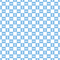 Blue and white geometric seamless pattern background