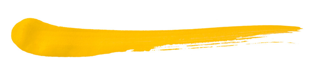 yellow watercolor background. Artistic hand paint. Isolated on transparent background.