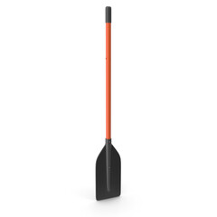 Black and red paddle tool equipment for rowing and water rescue