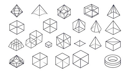 Geometric shapes collection