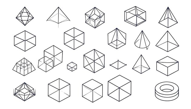 Geometric shapes collection