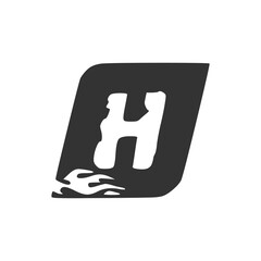 Modern Letter H Logo Design | Stylish Alphabet H Vector Branding
