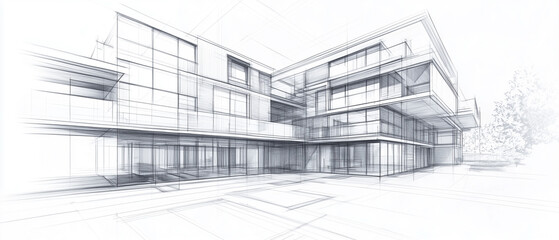 Dynamic Perspective Line Drawing: A detailed
