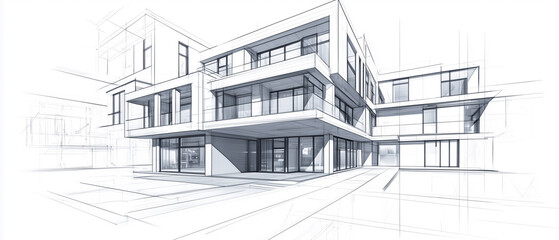 Dynamic Perspective Line Drawing: A detailed