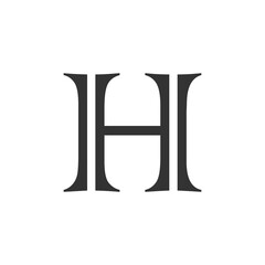 Modern Letter H Logo Design | Stylish Alphabet H Vector Branding
