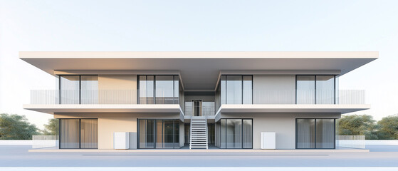 Front Elevation Precision: A clean