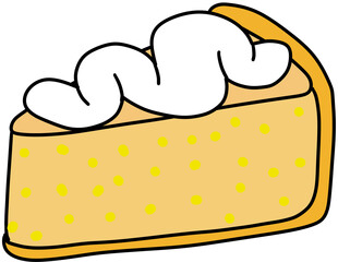 달콤한 케익 케이크 조각