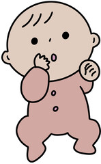 귀여운 아기 신생아 갓난애기