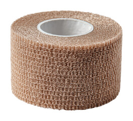 Medical bandage roll healthcare product light isolated on transparent background