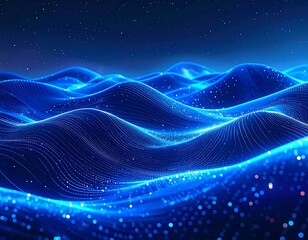 Abstract digital landscape