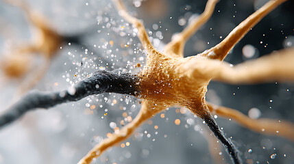 Glowing neural network graphics in a dark tech lab symbolize deep learning, artificial intelligence, and hidden computational processes.