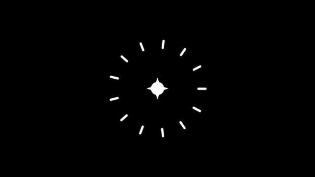 Circle explosion with line shape fireworks blast, Vibrant circle burst firework explosion animation with fast moving glowing lines, Bursts And Sparks, ellipse bursting on black screen. 4k video
