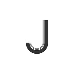 Modern Letter J Logo Design | Stylish Alphabet J Vector Branding
