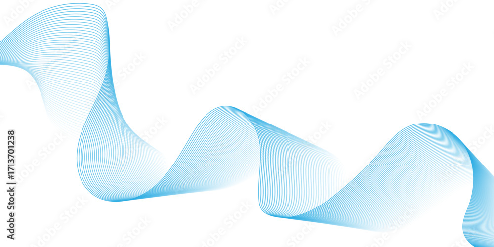 Poster illustration sound digital flor wave blend design abstract blue gradient texture background with glo