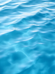 Obraz premium Soft Blue Water Ripple Texture in Morning Light