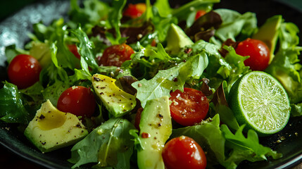 Fresh Avocado and Tomato Salad