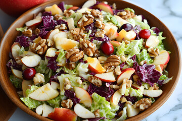 Apple Cranberry Walnut Salad: A Festive Fall Recipe