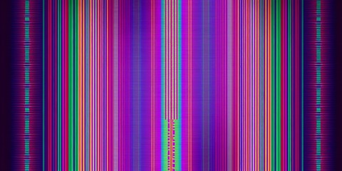 Vibrant abstract vertical stripes of purple pink blue green teal and white create a dynamic background