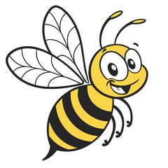 Cute Bee Mascot Illustration 1