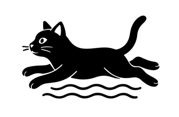 vector illustration of a cat