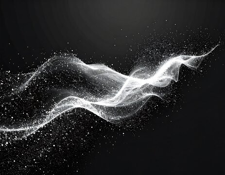 Abstract digital wave design