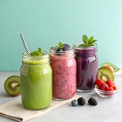 fruit juice in glass jar