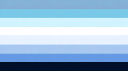 Obraz premium Horizontal stripes of varying shades of blue and white.