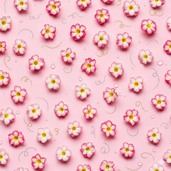 seamless pattern with flowers