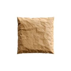 Top View of a Brown Kraft Paper Mailing Envelope or Pouch