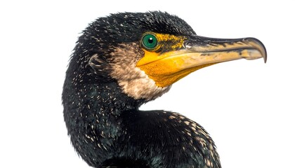 Obraz premium Close-up profile of a bird's head (1)