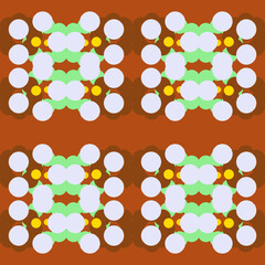 vector EPS allover design for textile printing 