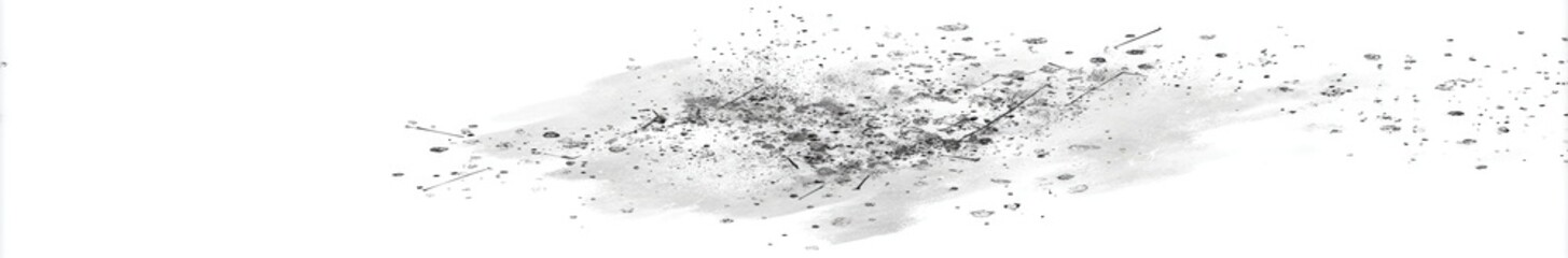 Abstract grayscale splatter