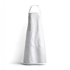 White apron with two pockets