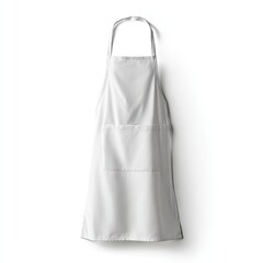 Blank white apron, front view (3)