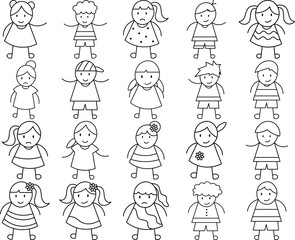 Children Drawing Doodle 