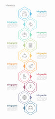 Infographic 10 options design elements for your business data. Vector Illustration.